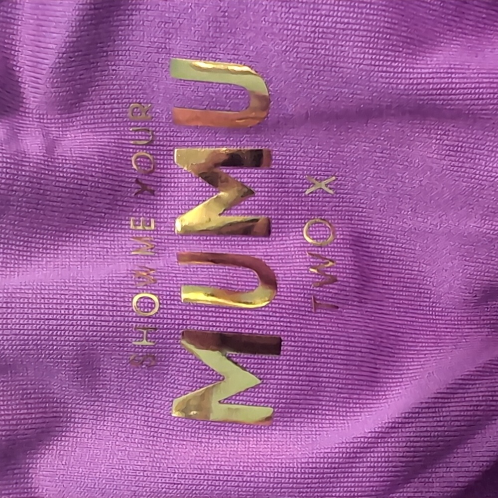 Show Me Your Mumu Hot Tub Bikini Top Swim In Ultra Violet Scrunch 2X New - Picture 4 of 6